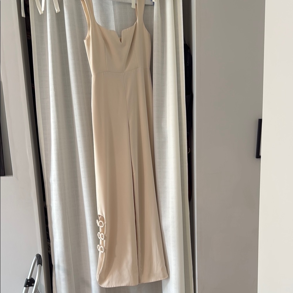 Alexis Zila Cream Jumpsuit Size Medium